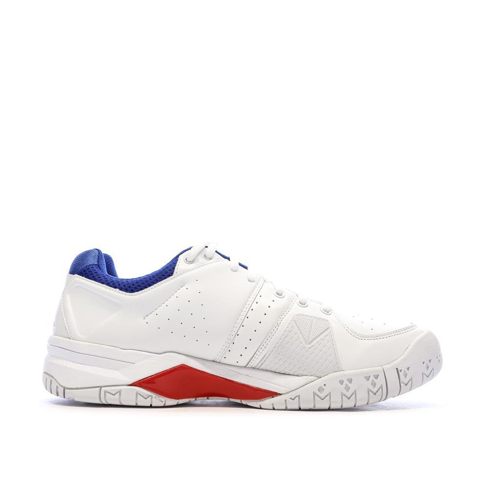 Baskets Blanches/Bleu/Rouges Homme Le Coq Sportif Gasquet 2/7