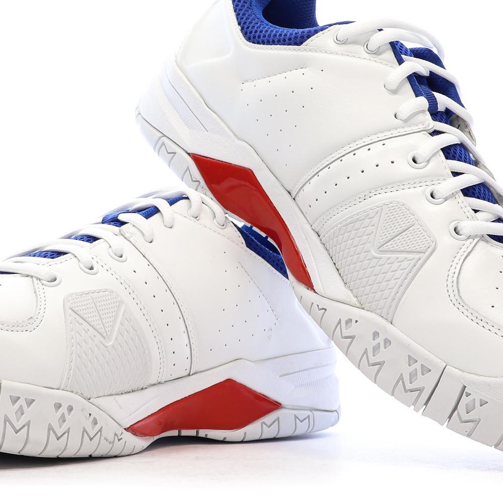 Baskets Blanches/Bleu/Rouges Homme Le Coq Sportif Gasquet 7/7