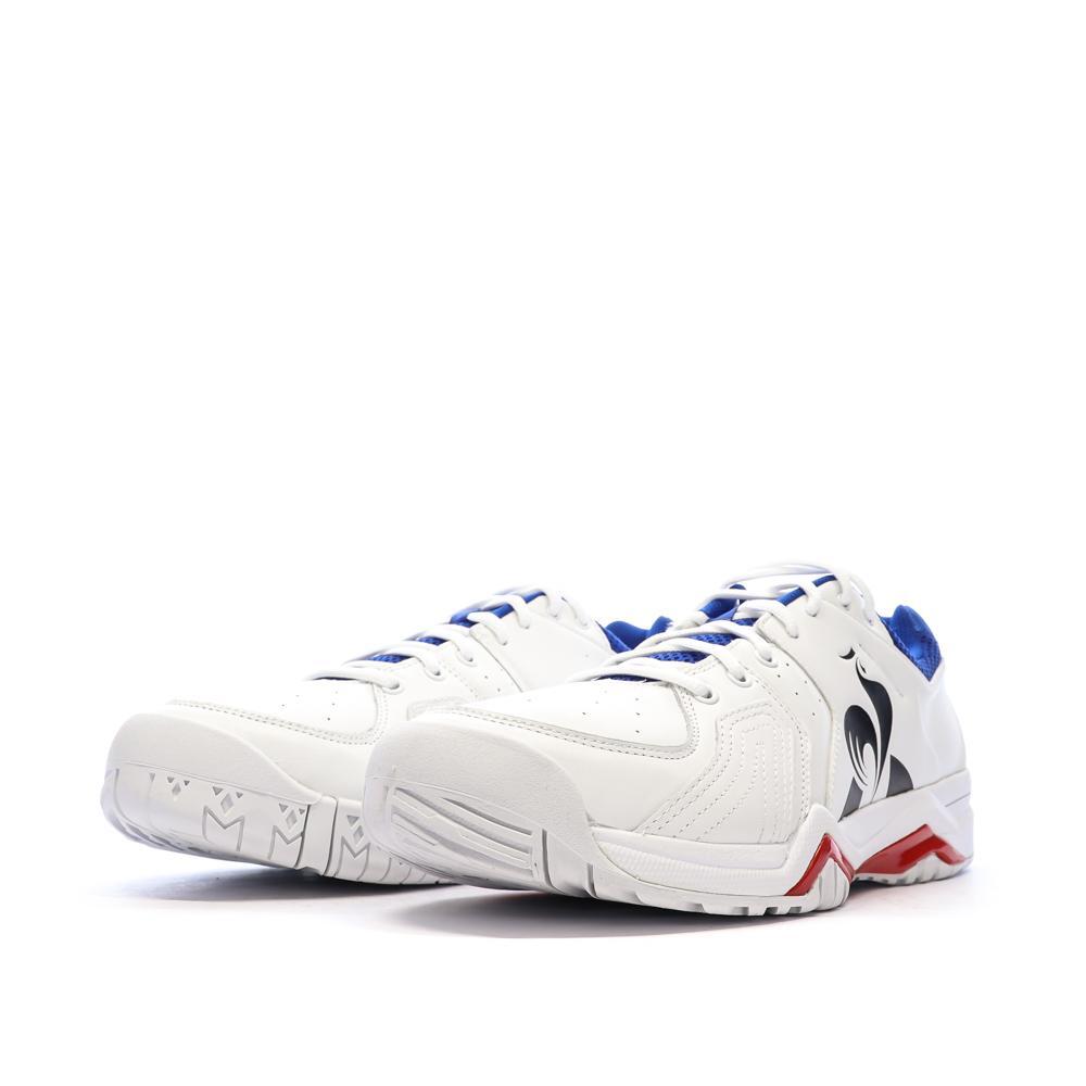 Baskets Blanches/Bleu/Rouges Homme Le Coq Sportif Gasquet 6/7