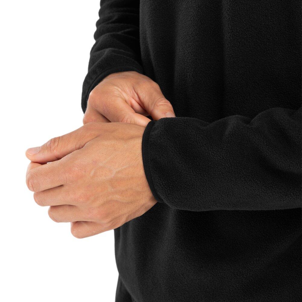 Camisola polar grossa homem Desportos de inverno Shadow Preto 5/7
