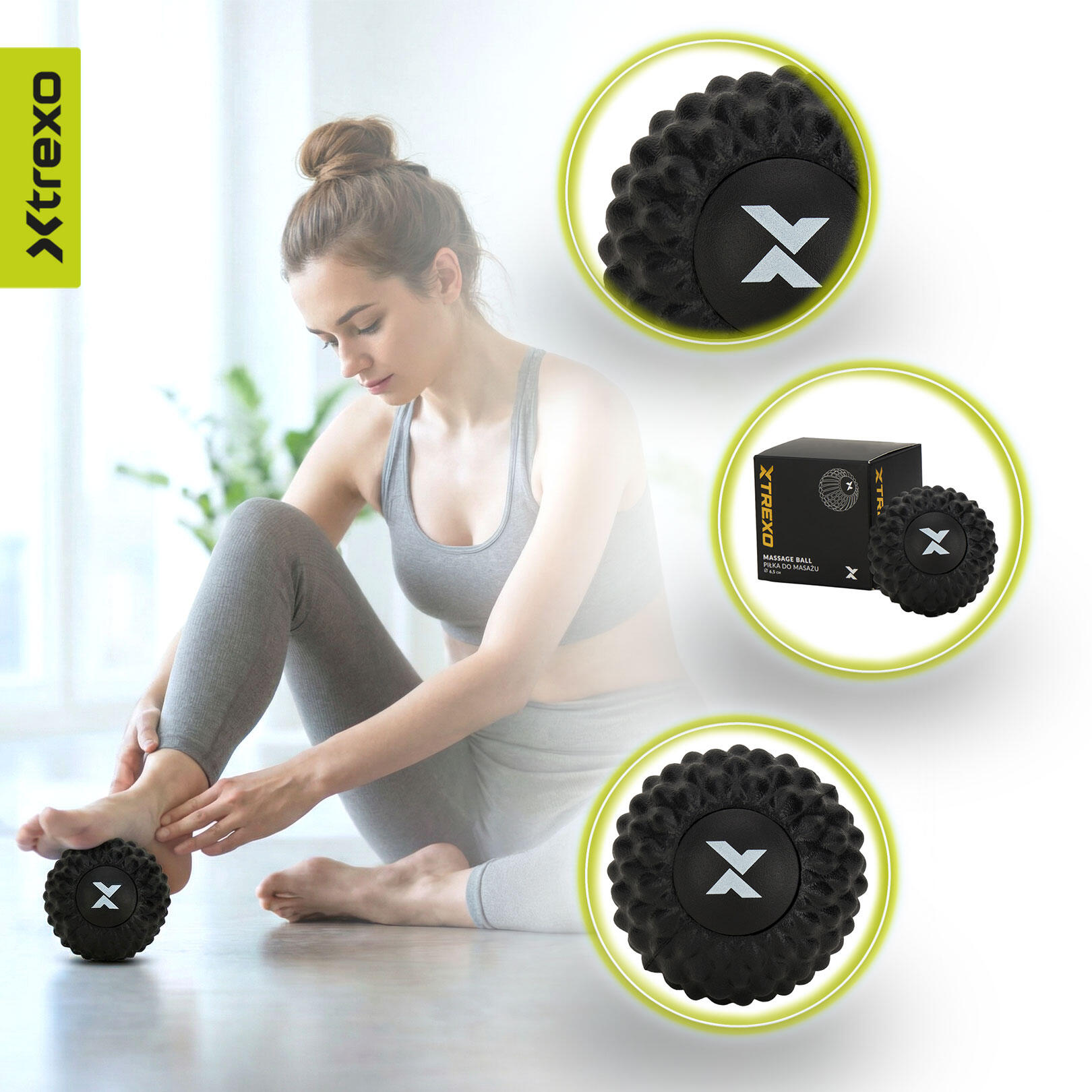 Balle de massage Trexo TPE TXO-B4Z074-VT 7/7