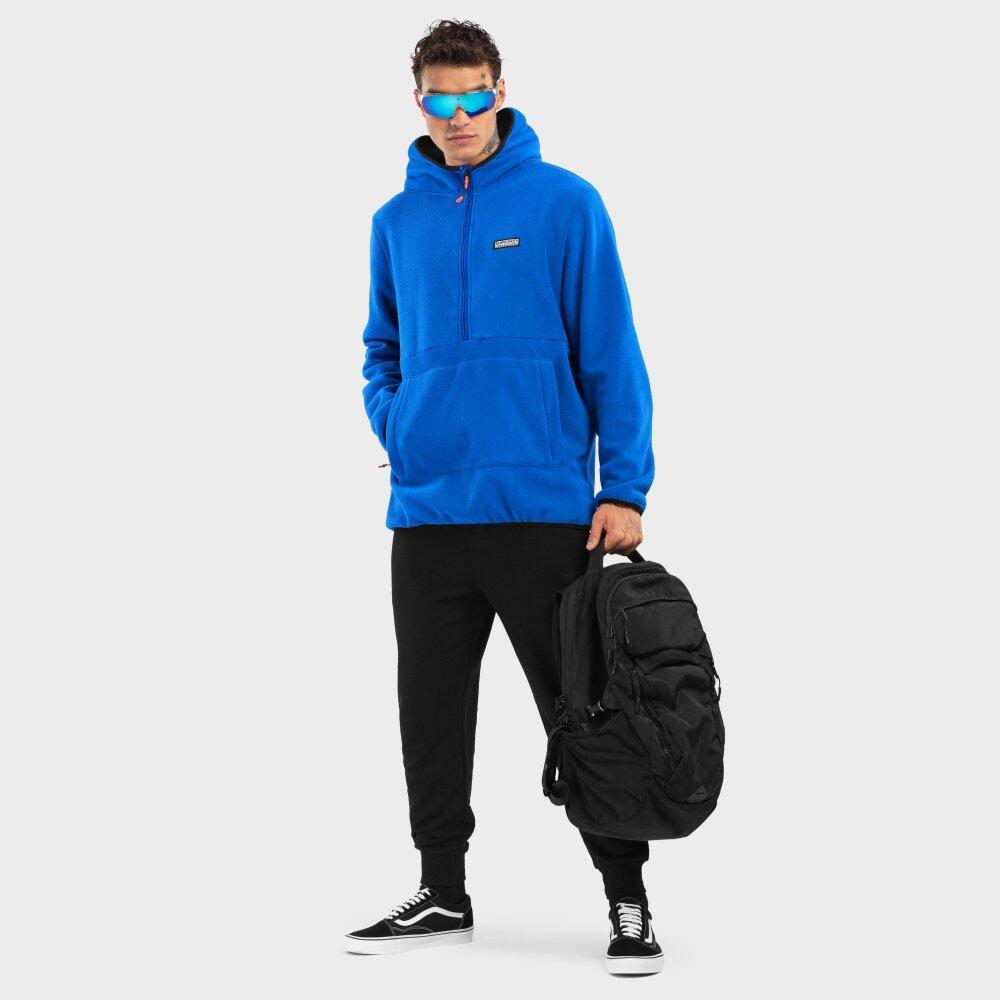 Sudadera polar con capucha hombre esquí y nieve Montreux Azul 4/7