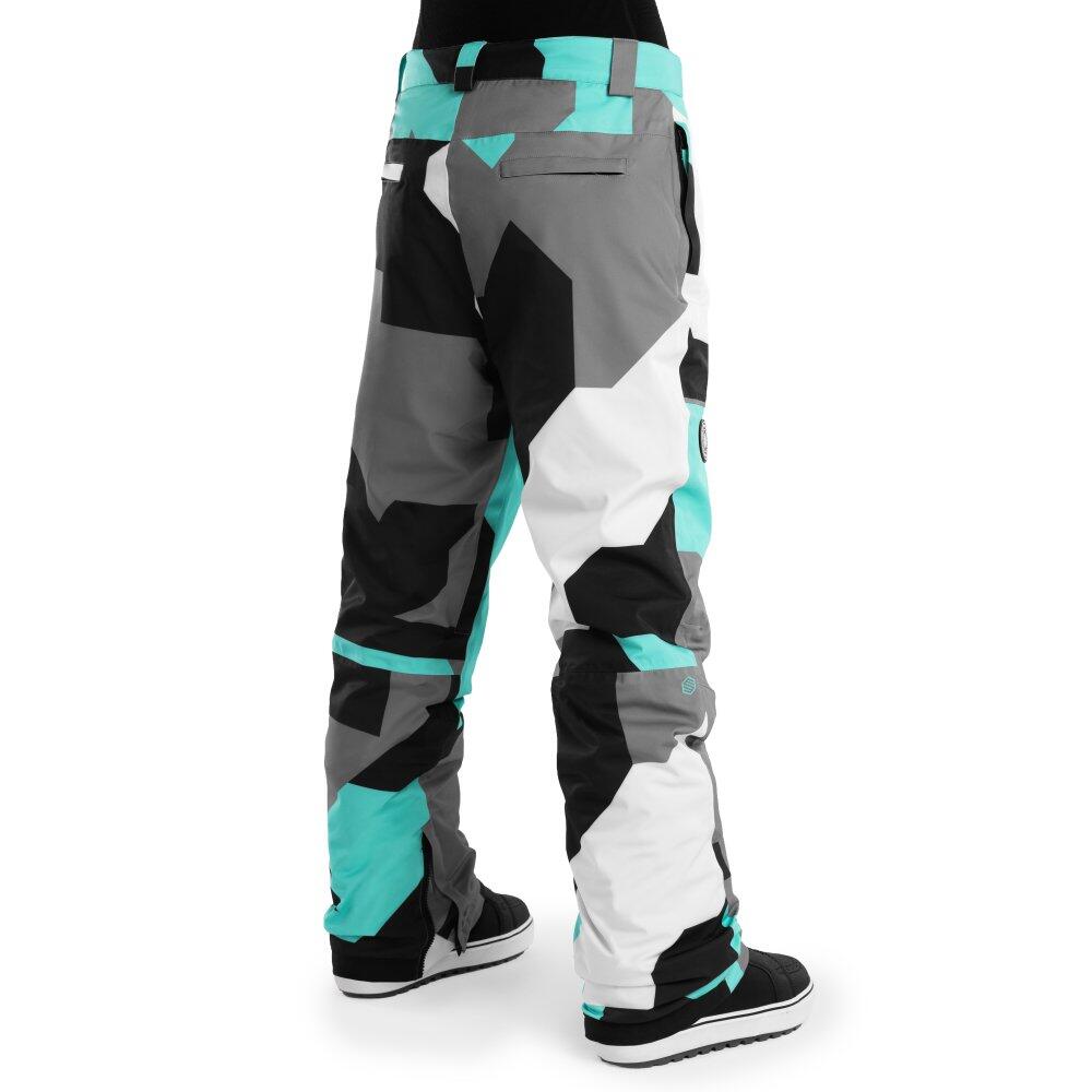 Women Winter sports snowboard pants P1-W Sleet Turquoise 2/7