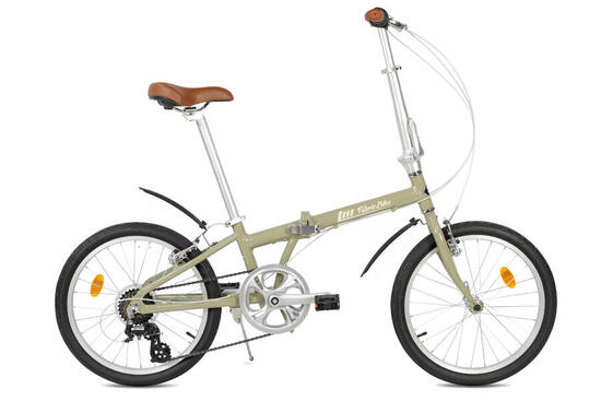 Folding - Bicicletta pieghevole 7V Alluminio 20" Grigio