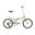Folding - Bicicletă pliabilă din aluminiu de 20" cu 7 viteze. Beige