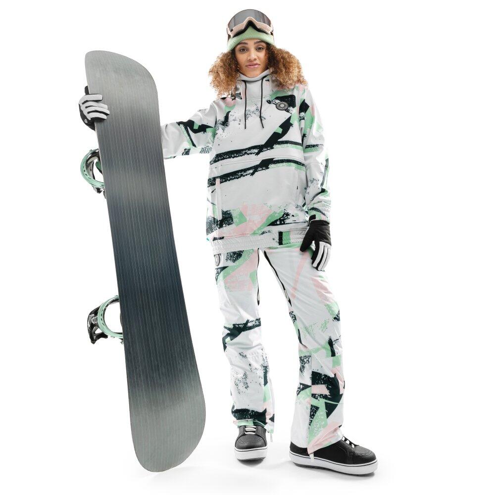 Damen Wintersport snowboardhose für P1-W Harz Mehrfarbig 3/8
