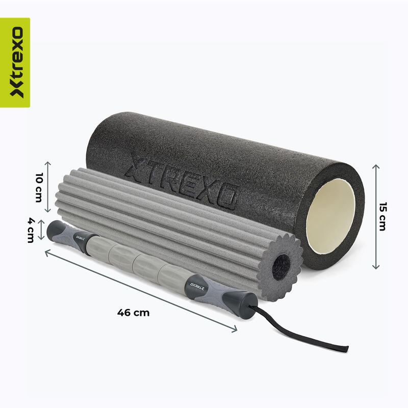 Rolă XTREXO 3 în 1 TXO-B4Z028-BK