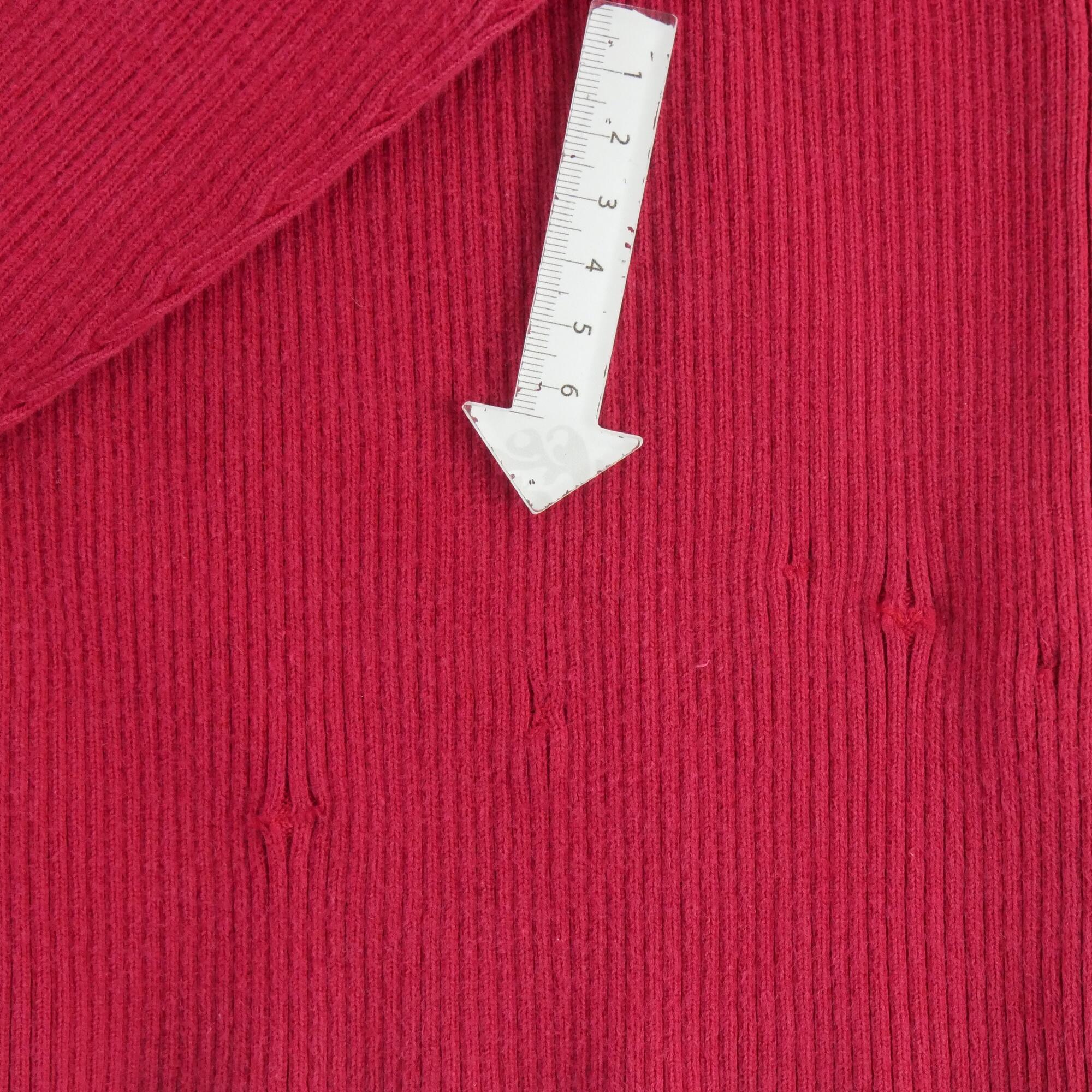 Segunda Vida - Suéter de cuello alto rojo para mujer - En buenas condiciones 6/7