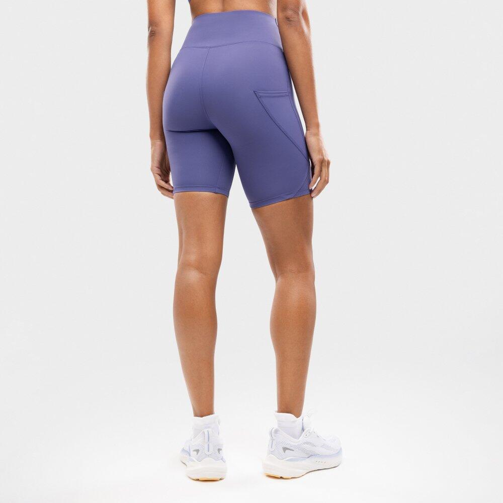 Mallas running cortas mujer fitness Thames Blue Azul 6/7