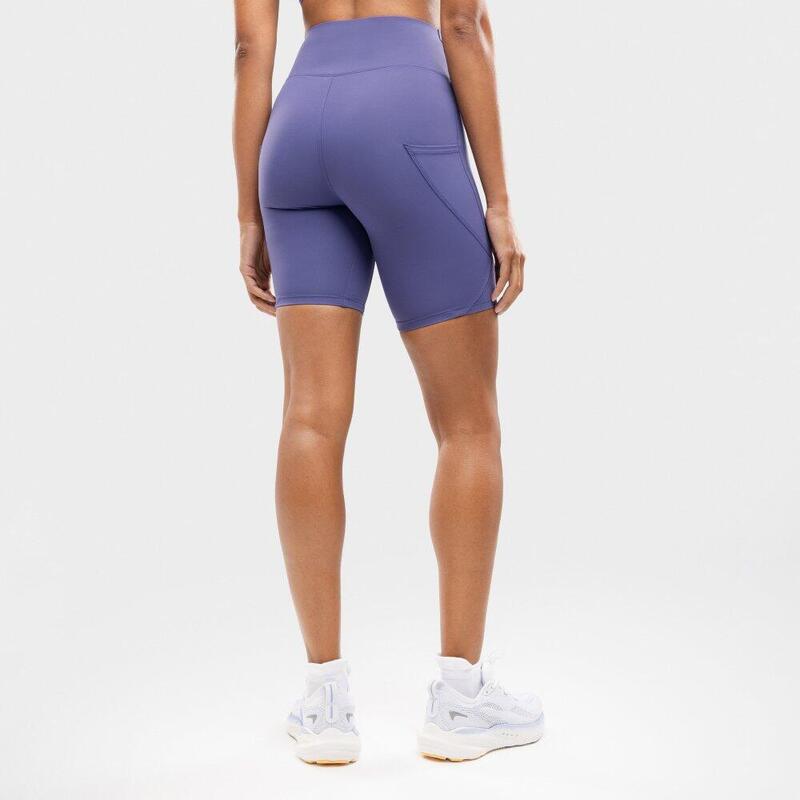 Pantaloni scurți de alergare pentru femei Thames Blue Albastru