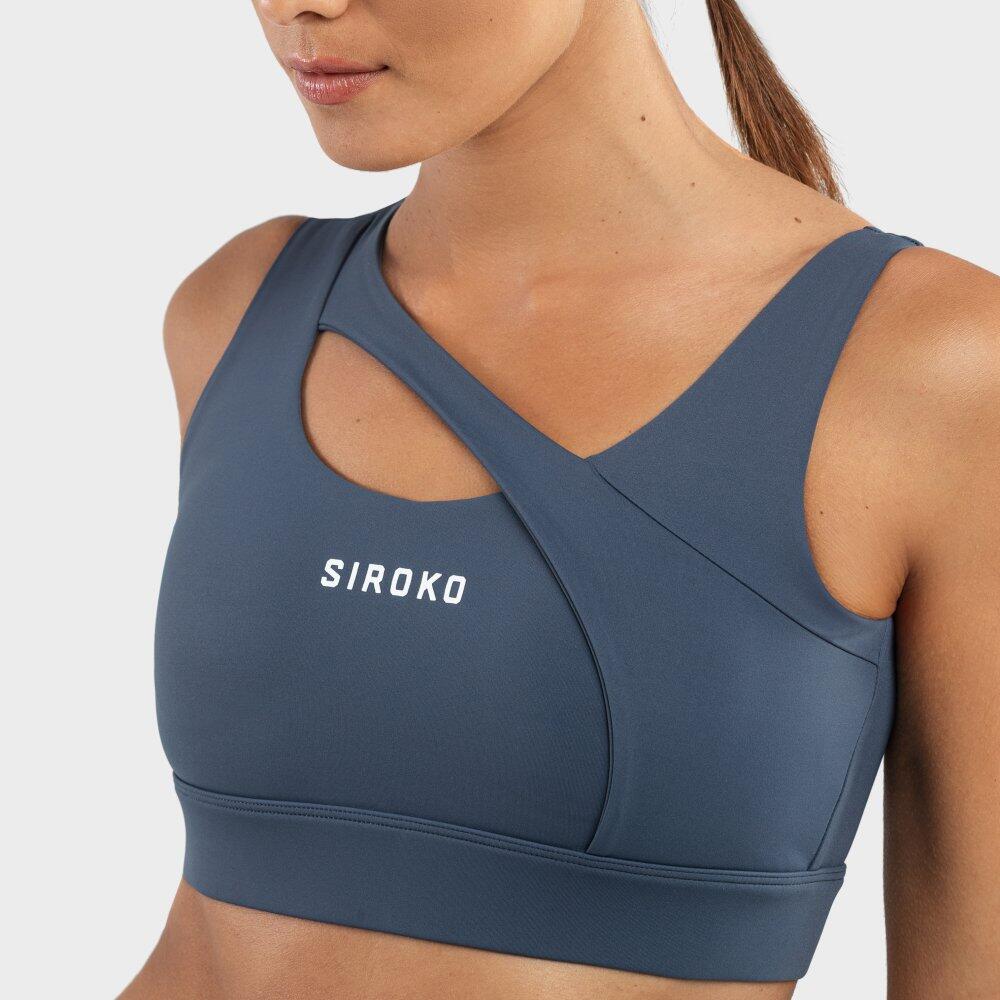 Brassière sport - Maintien élevé Fitness Femme Cross Blue Bleu Denim 6/7