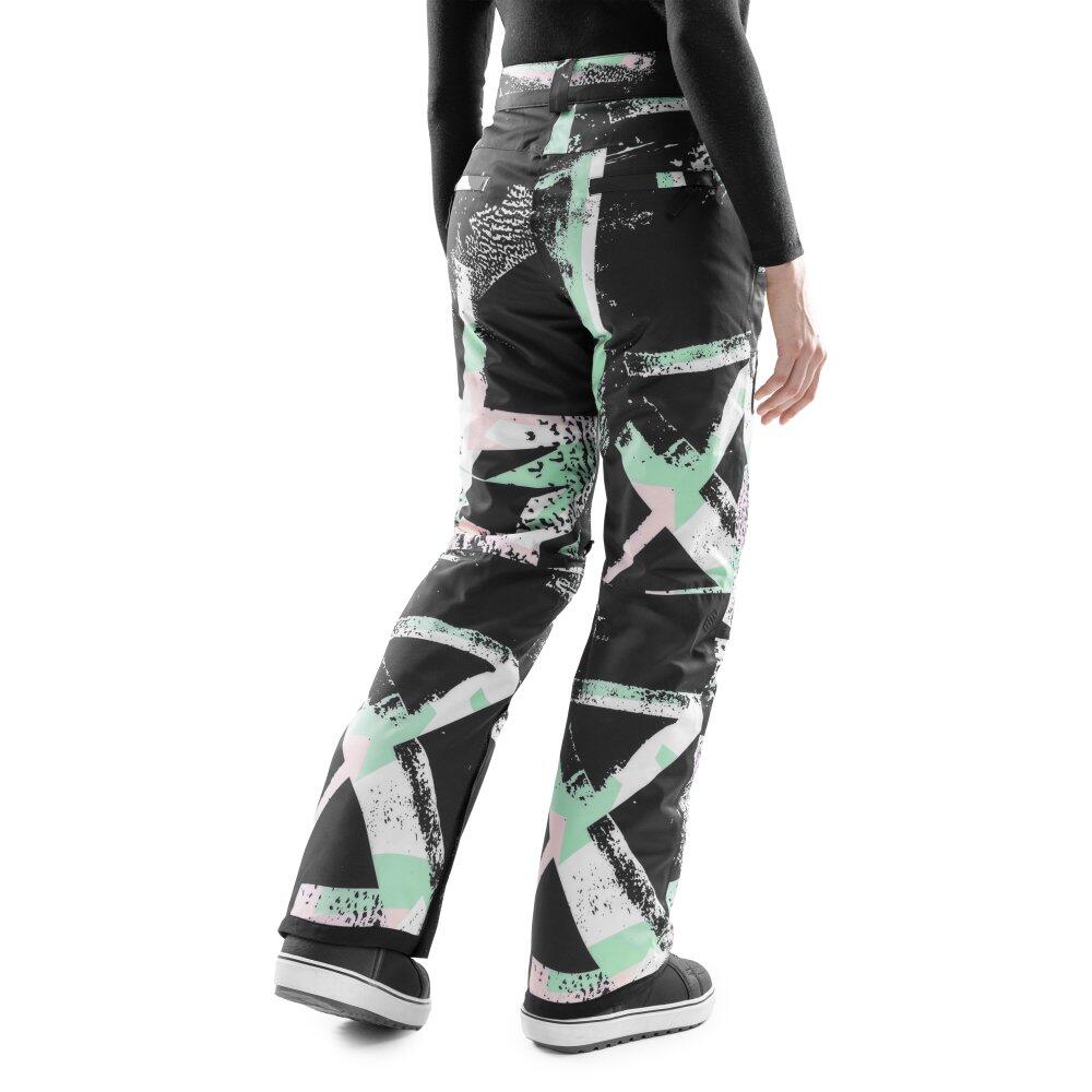 Pantalon snowboard femme Sports d'hiver P1-W Groove Multicouleur 2/8