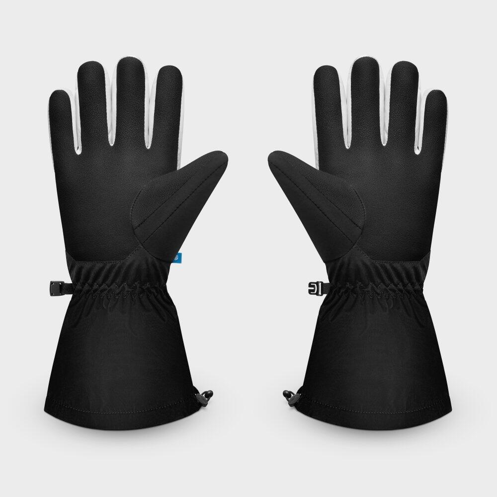 Gants thermiques de ski Sports d'hiver Homme et Femme MISTY Black Noir 6/7