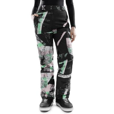 Dames wintersport snowboard broek voor p1-w groove multicolor