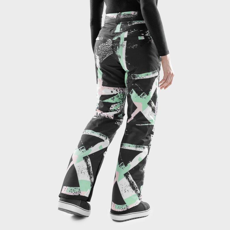 Pantaloni de snowboard pentru femei P1-W Groove Multicolor