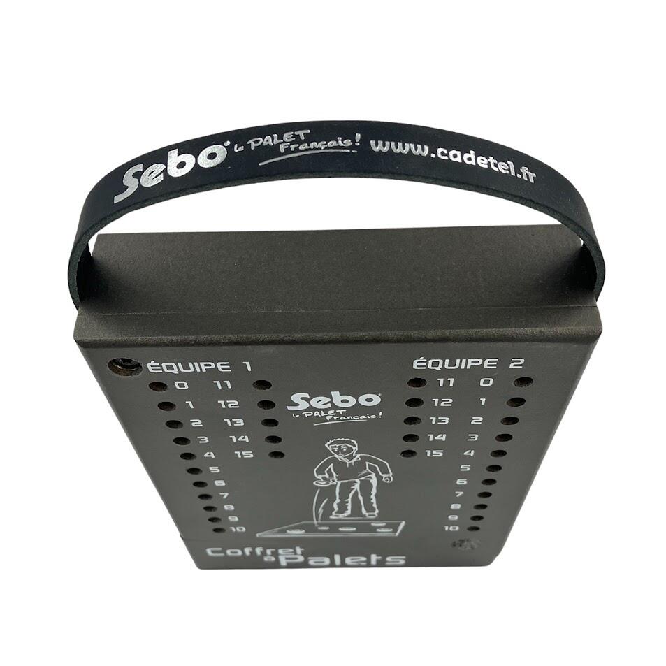 Coffret vide pour palets fonte, coloris gris 3/3