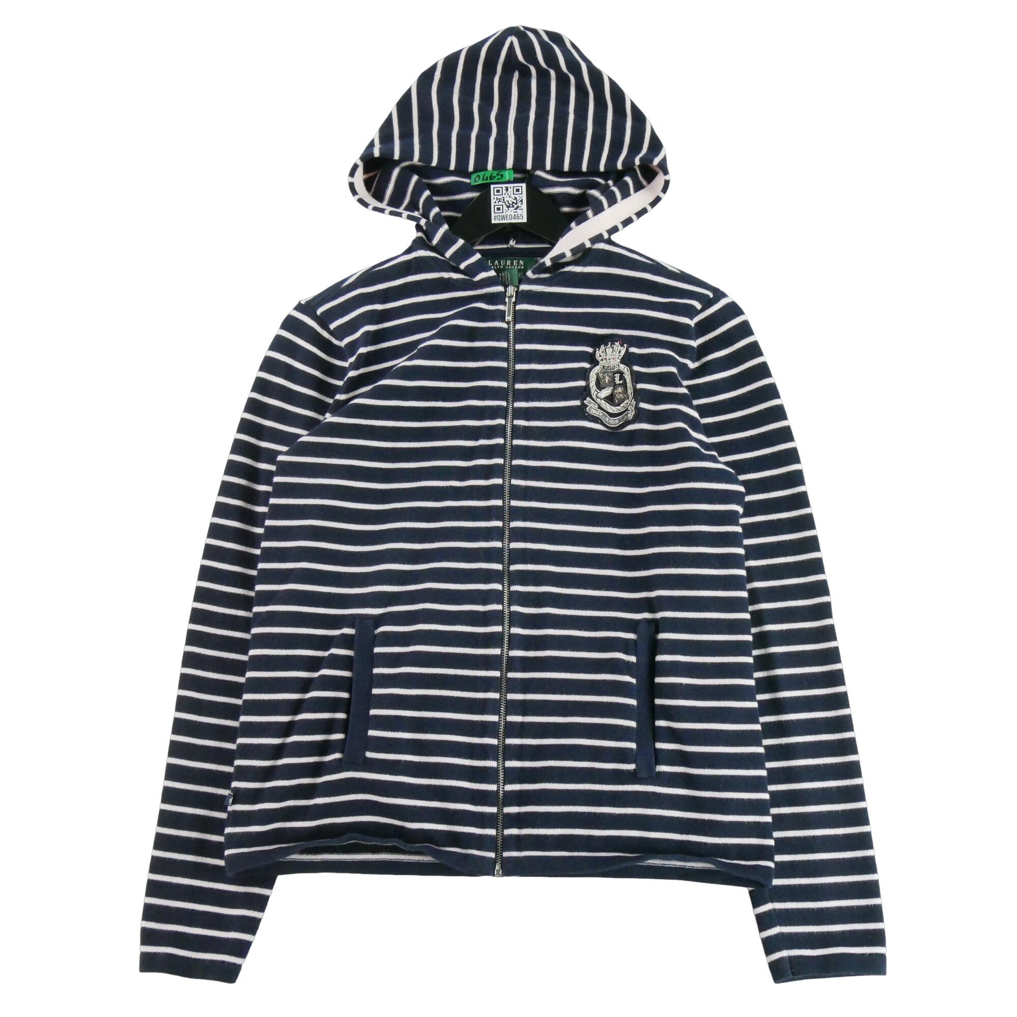 RALPH LAUREN Reconditionné - Sweat Femme full zip Noir - Très Bon État