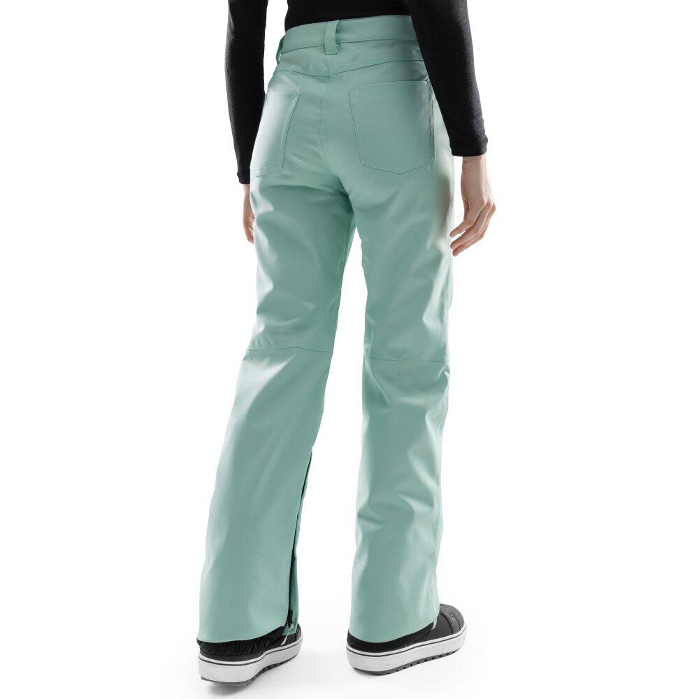 Pantalon snowboard hardshell femme Sports d'hiver P2-W Auburn Vert 2/8