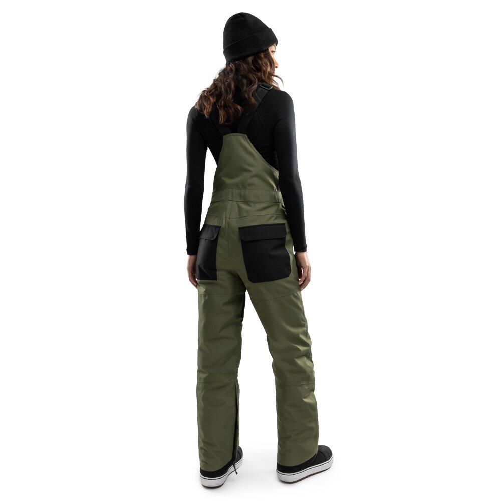 Damen Wintersport snowboard-trägerhose für B1-W Klosters Grün 2/8