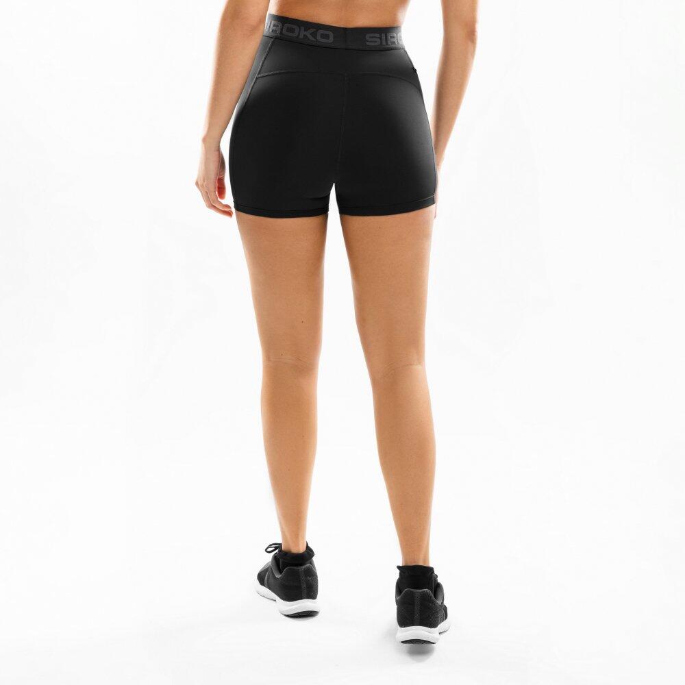 Mini short fitness femme Courage Noir 6/7