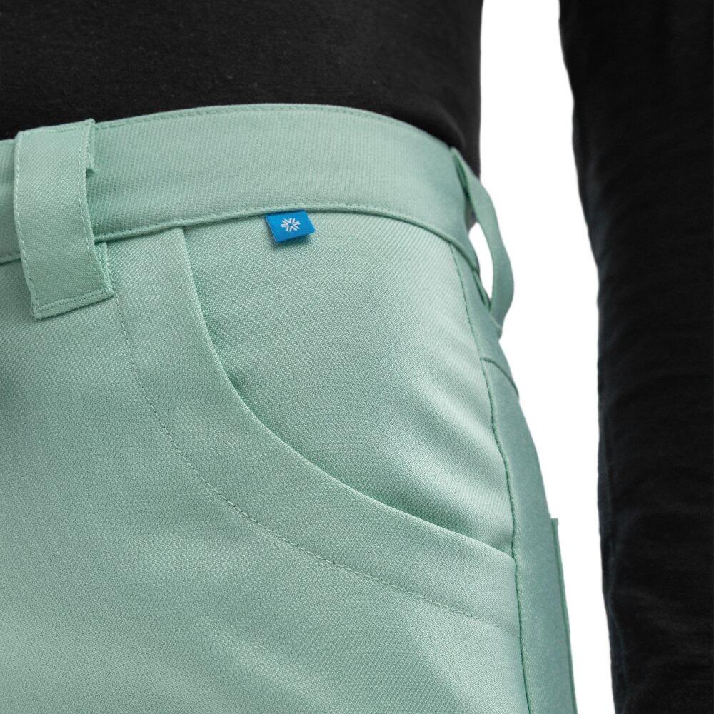 Pantalon snowboard hardshell femme Sports d'hiver P2-W Auburn Vert 5/8