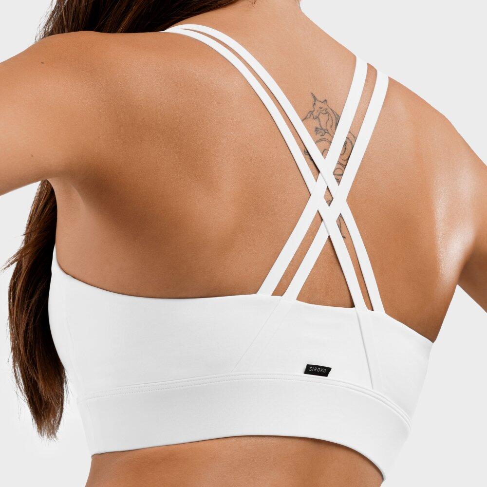 Brassière sport Fitness Femme Balance White Blanc 5/7