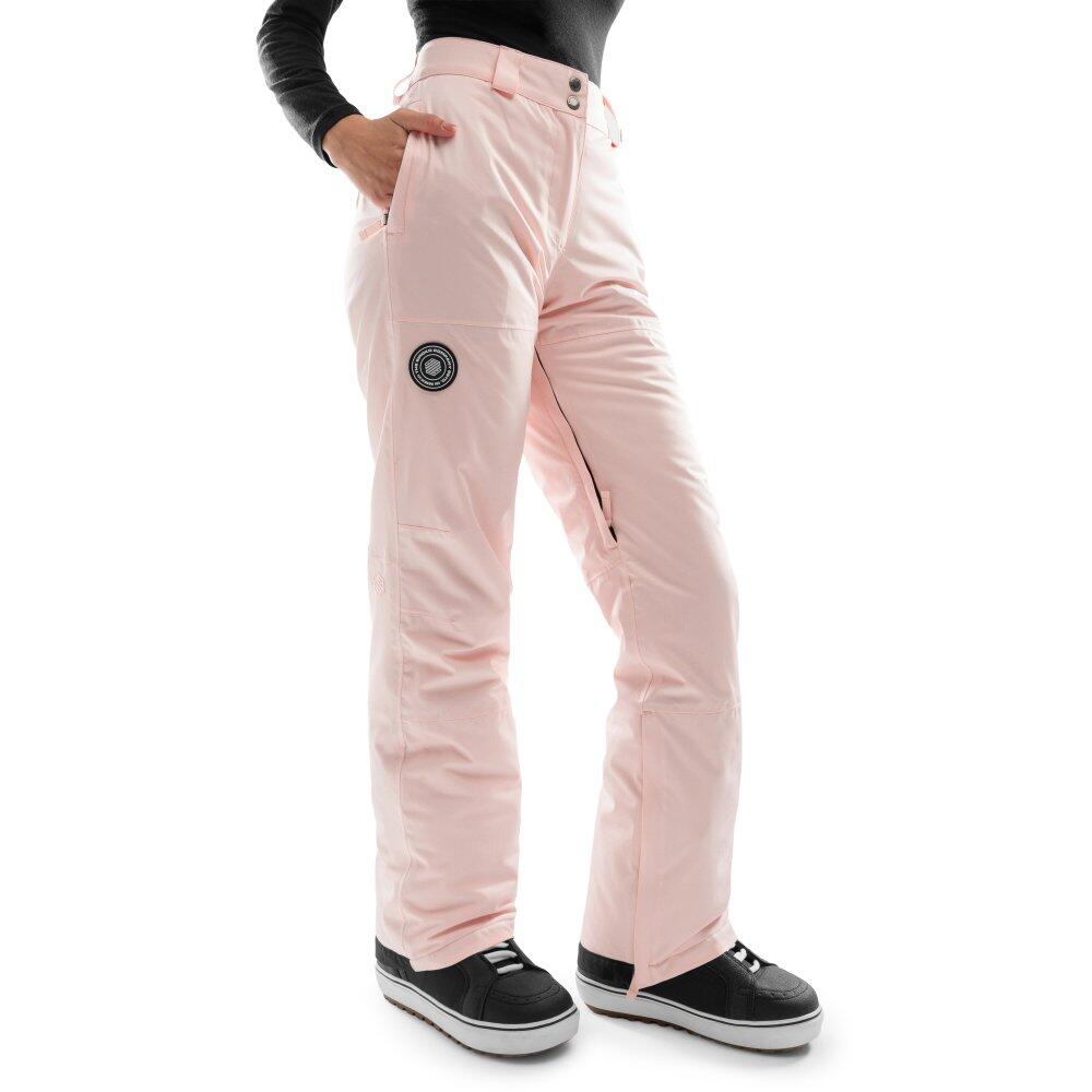 SIROKO Pantaloni da snowboard da donna Sport invernali P1-W Pilat Rosa