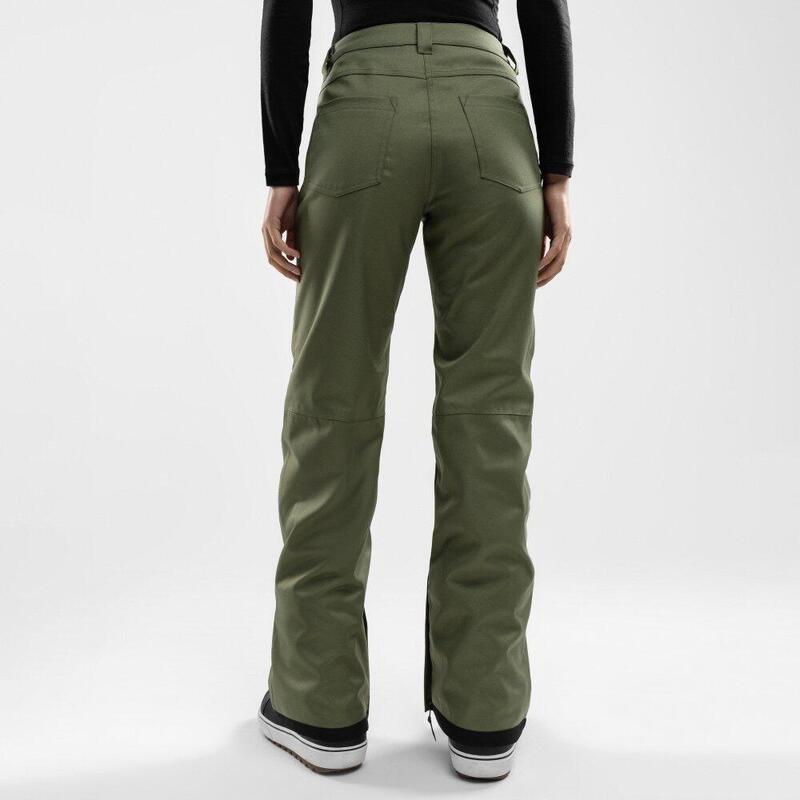 Pantaloni de snowboard Hardshell pentru femei P2-W Taiga Verde