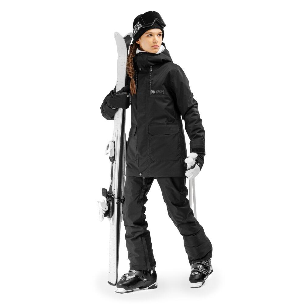 Women Winter sports premium snow pants SRX Sils Black 3/7