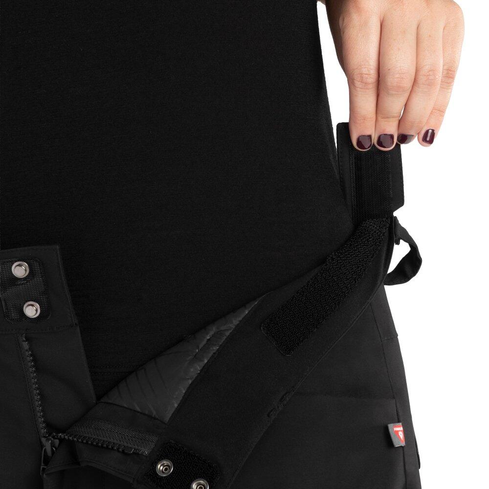 Women Winter sports premium snow pants SRX Sils Black 6/7