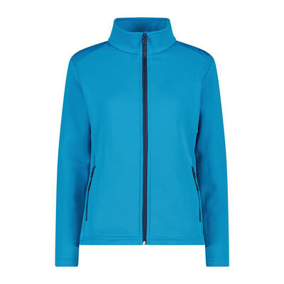 Vrouwen stretch fleece met rits cmp