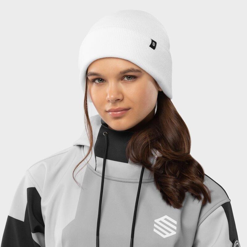 Căciulă de iarnă Snowflake White Alb