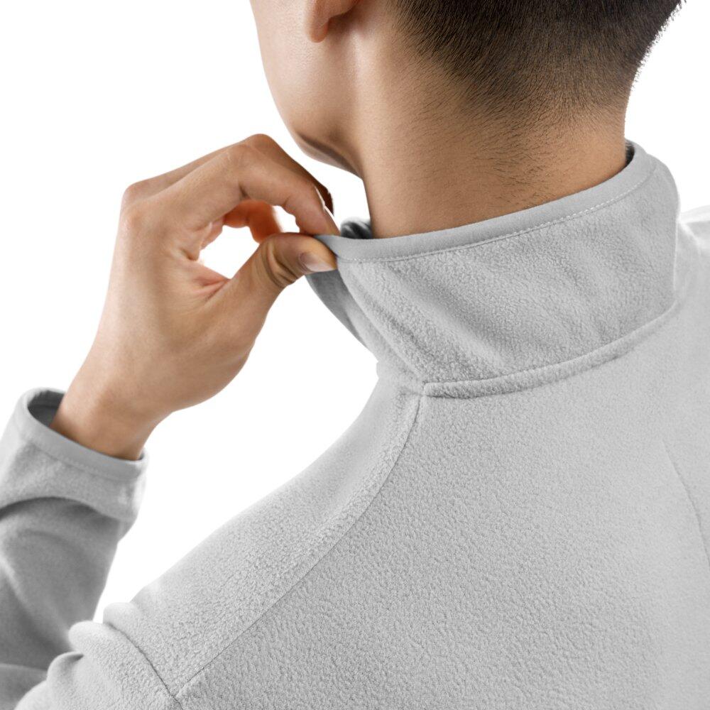 Camisola polar fina homem Desportos de inverno Limestone Cinzento Pérola 5/8