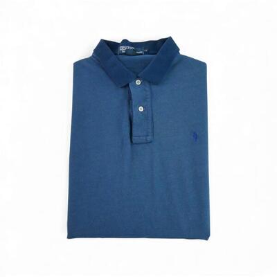 Second life - Kurzarm-Poloshirt für Herren Blau - In sehr gutem Zustand