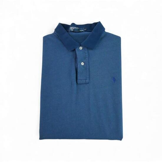 Second life - Kurzarm-Poloshirt für Herren Blau - In sehr gutem Zustand