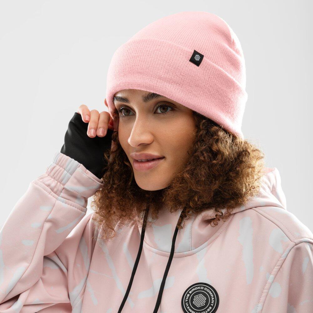 Bonnet hiver Sports d'hiver Homme et Femme Snowflake Pink Rose Bonbon 6/7