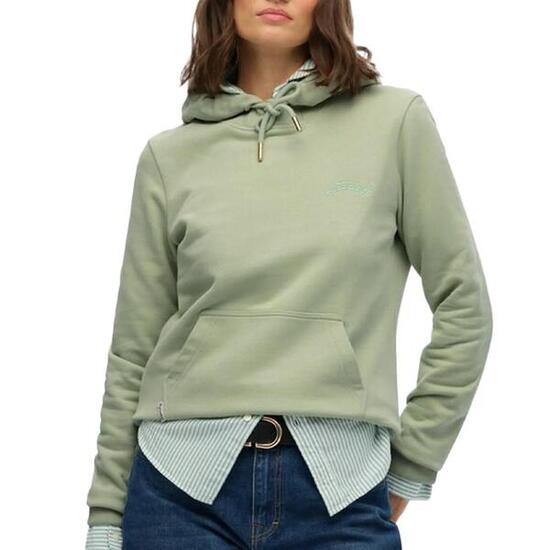Felpa Verde Superdry Essential da Donna