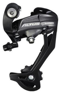 Shimano altus rd-m370-sgs (lange kooi) achterderailleur 9s