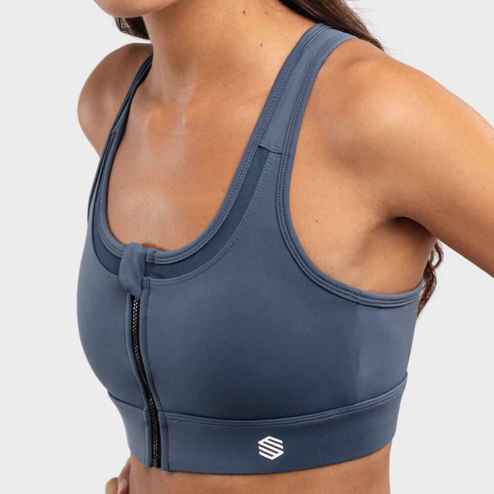 Brassière sport - Maintien élevé Fitness Femme Squat Blue Bleu Denim 6/7