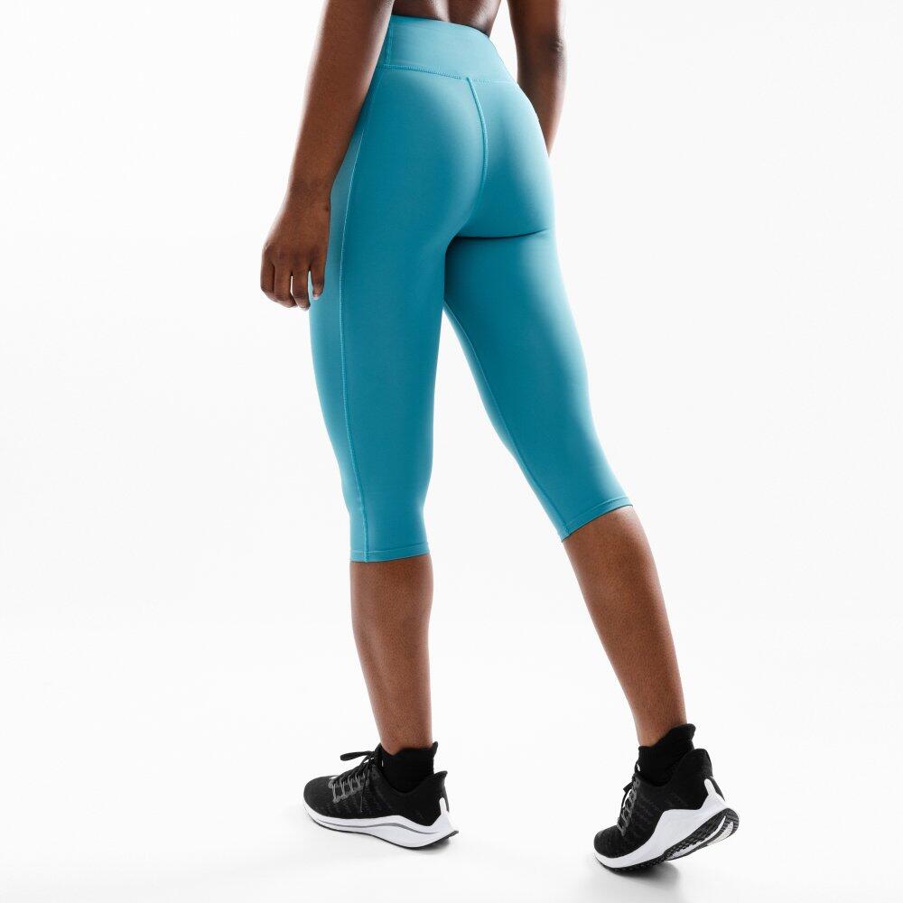 Damen Fitness caprileggings training Zeal Blau 6/7