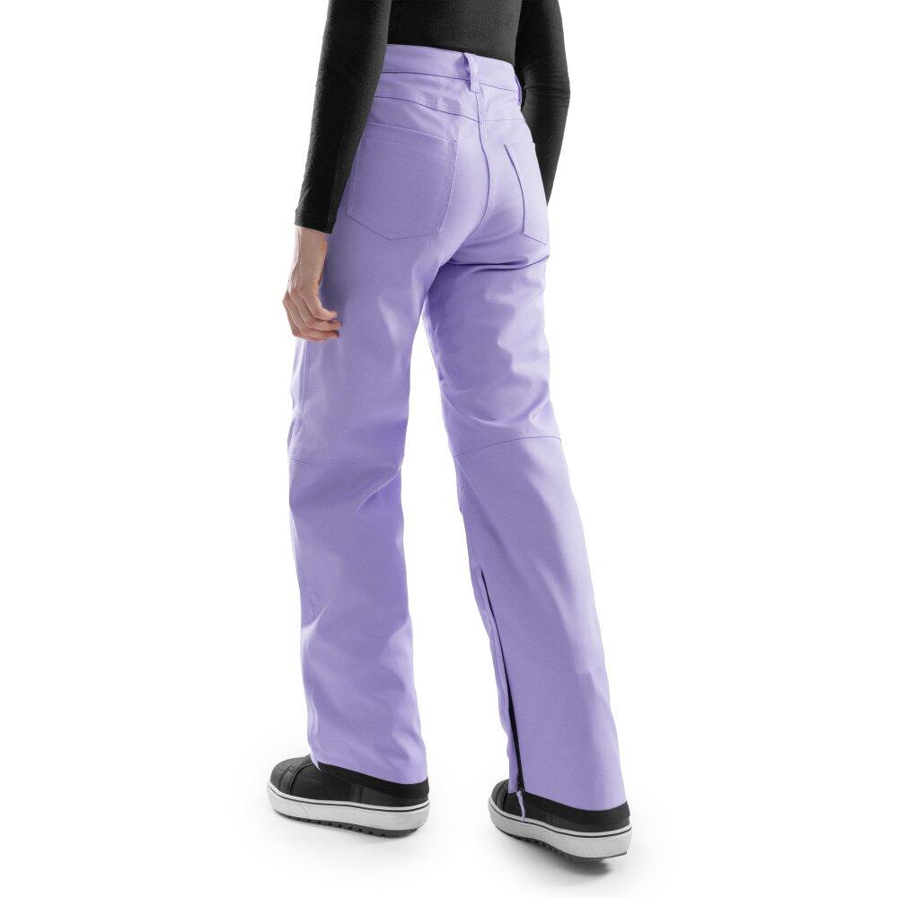 Pantalon snowboard hardshell femme Sports d'hiver P2-W Lyss Pourpre 2/8