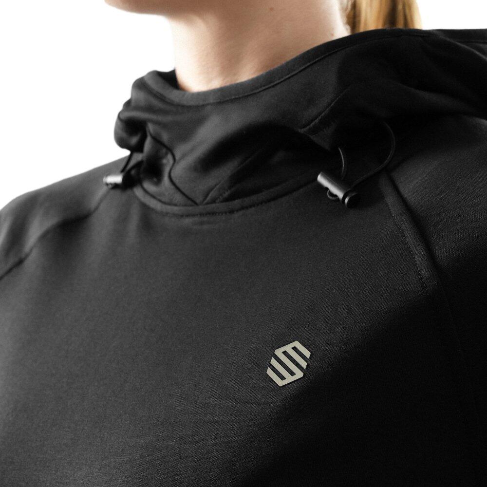 Women Fitness 's training hoodie Nexus Black 5/7