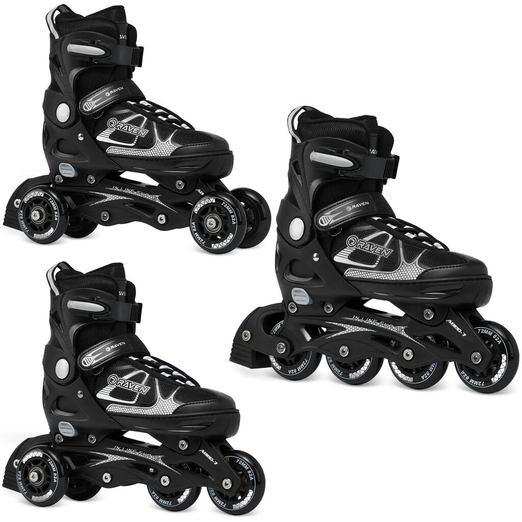 Nastaviteľné inline a quad korčule 3v1 Raven Spirit