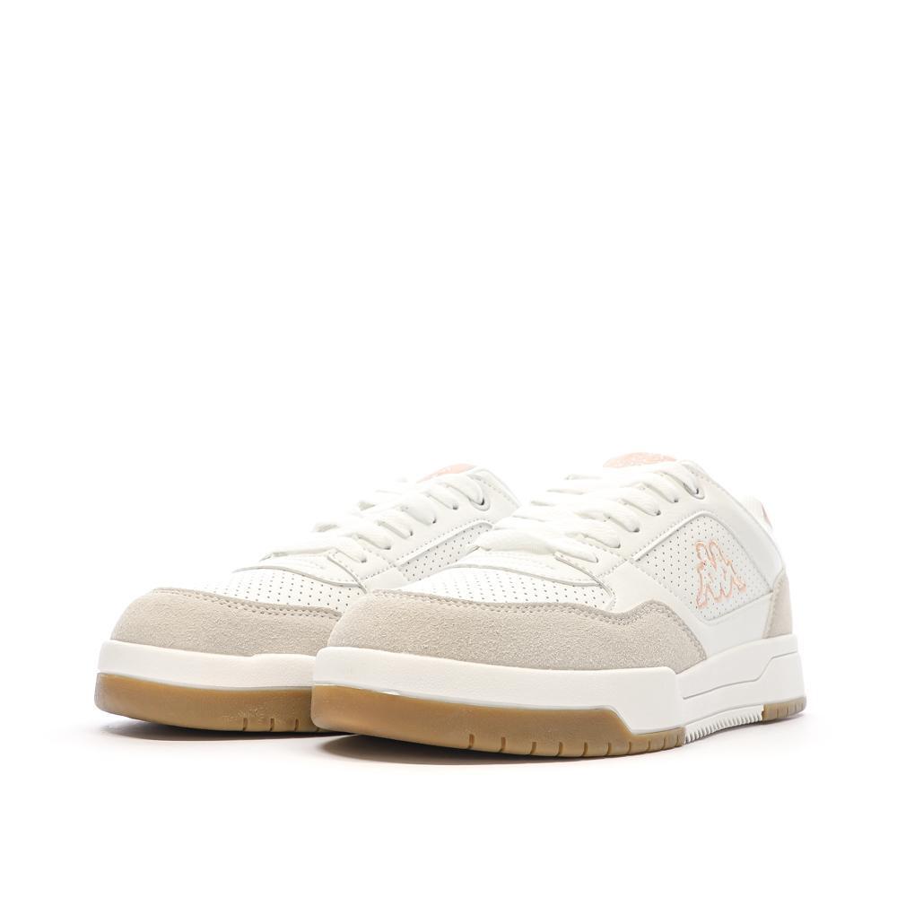 Kappa Manisw Damen Sneaker Weiß/Beige/Rosa 6/7