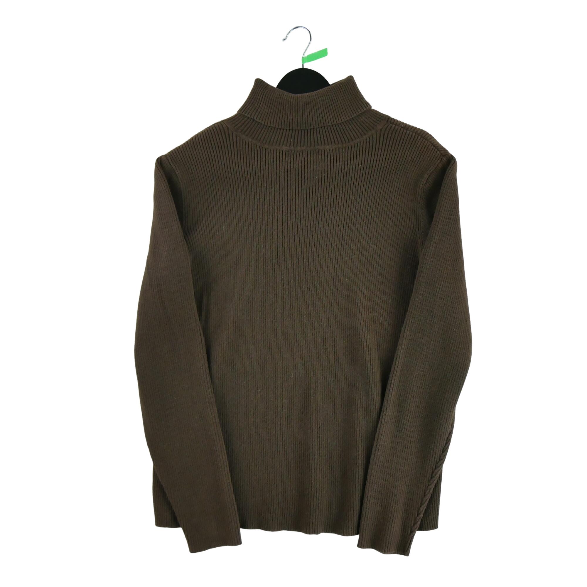 Reconditionné - Pull Femme col roulé Marron - Très Bon État 2/6