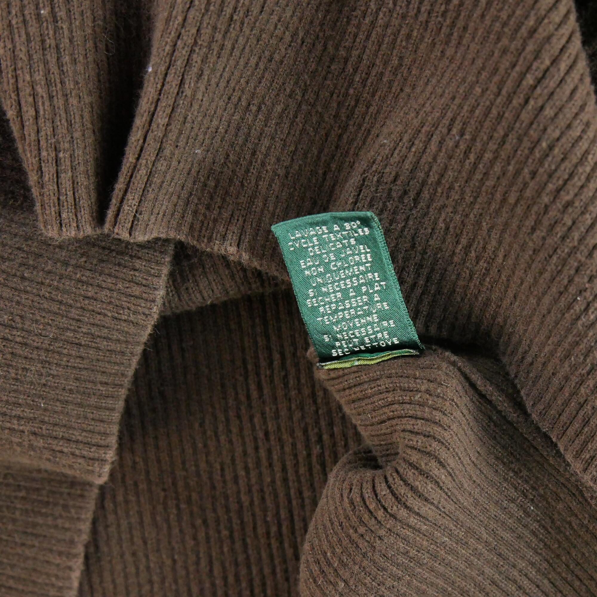 Reconditionné - Pull Femme col roulé Marron - Très Bon État 5/6