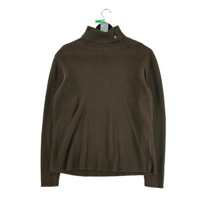 Tweedehands - dames bruine coltrui sweater - zeer goede staat
