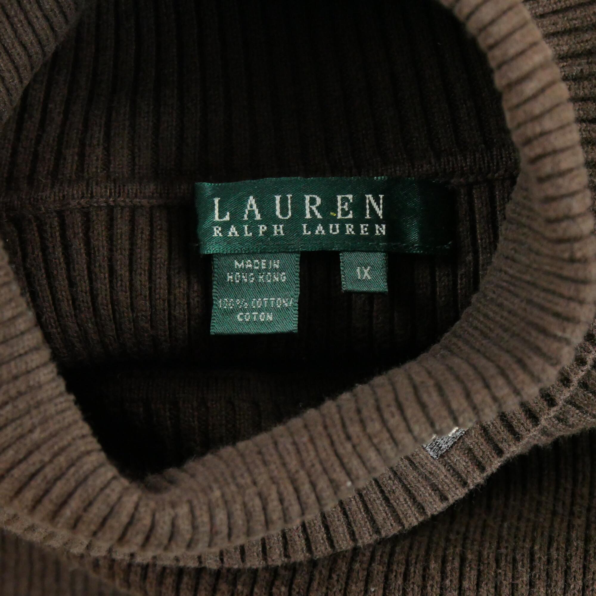 Reconditionné - Pull Femme col roulé Marron - Très Bon État 6/6