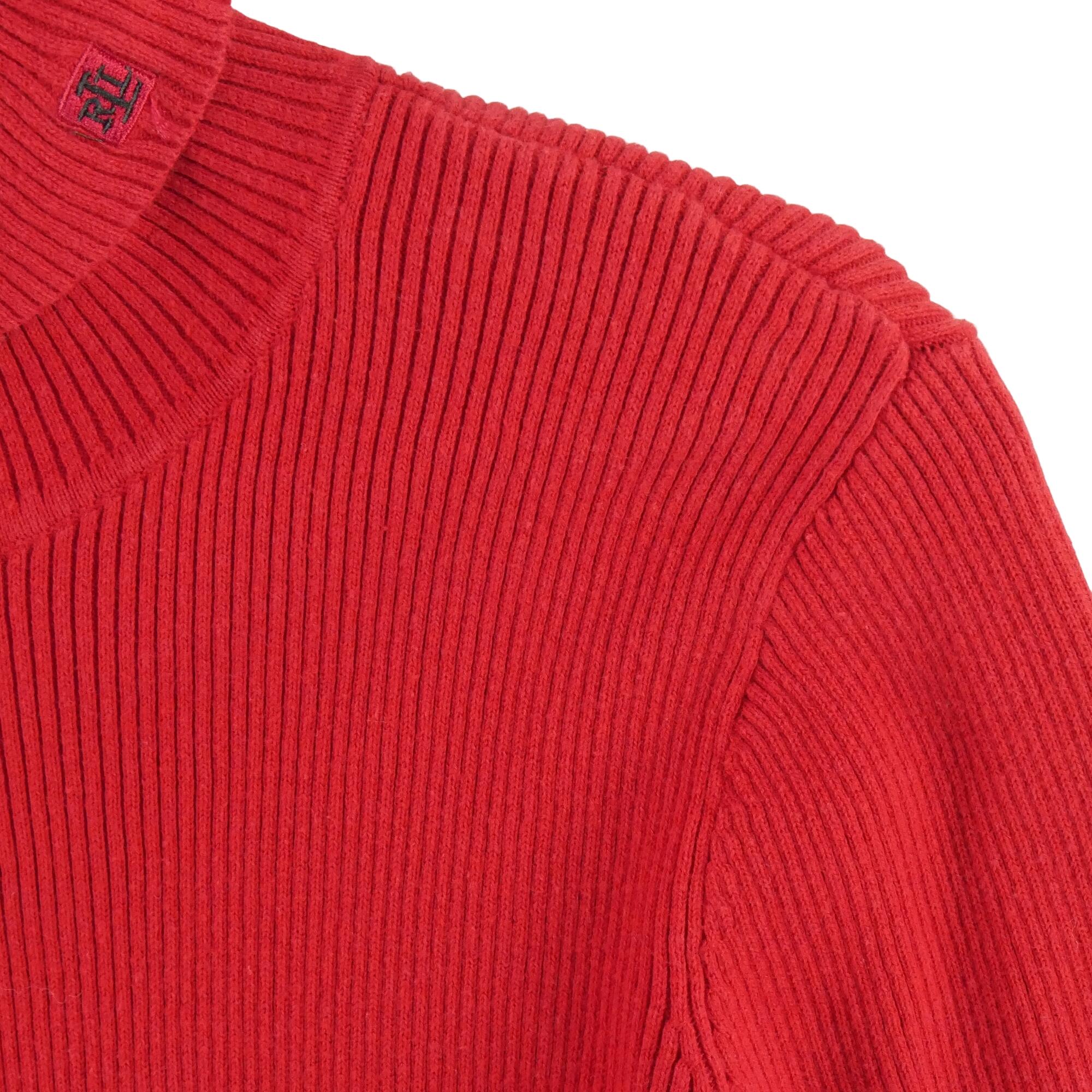 Reconditionné - Pull Femme col roulé Rouge - Excellent 3/6