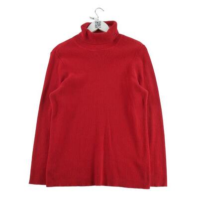 Second life - Damen Rollkragenpullover Rot - Wie neu